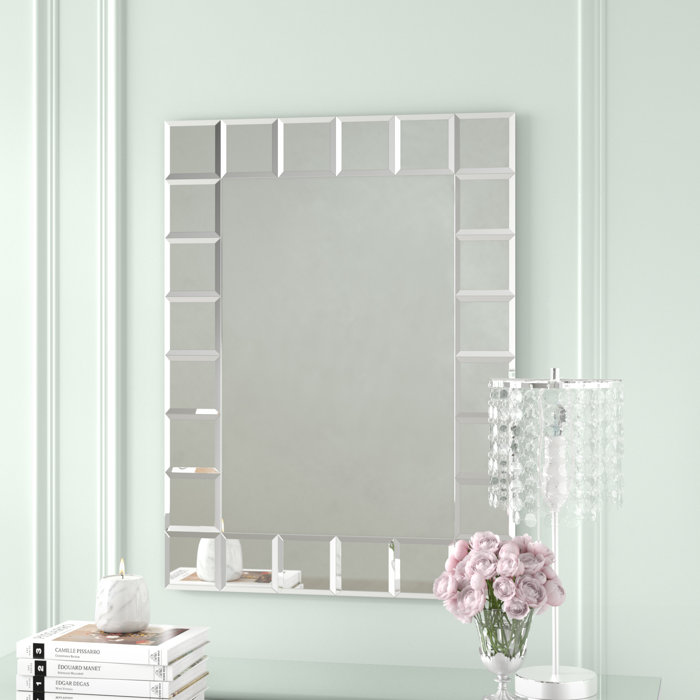 Willa Arlo Interiors Modern Rectangle Wall Mirror & Reviews Wayfair